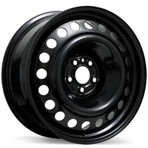 Fast Wheels – Steel / Acier – Black – 18″x8″ 50mm – All weather Wheels – ES67-1880-31BN+50C634